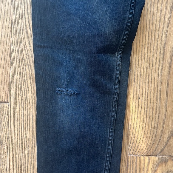 Hudson Womens Midrise Lydia Super Skinny Black Jeans Flap Button Pocket Size 28 - Picture 4 of 16